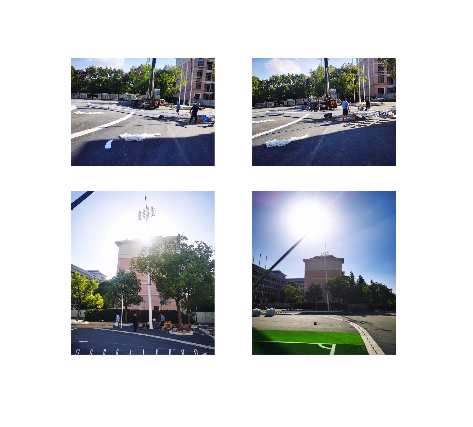 豐上光電大功率照明燈-項目施工現場